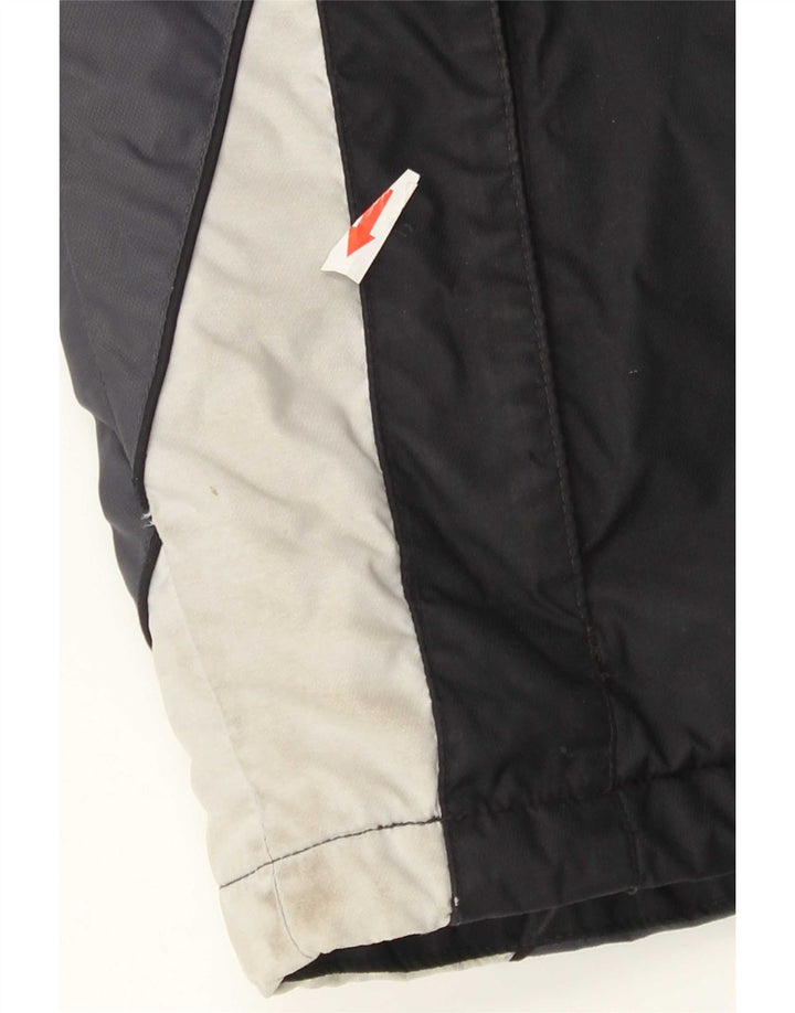 Jaqueta de esqui feminina Columbia UK 10 pequeno bloco colorido azul marinho