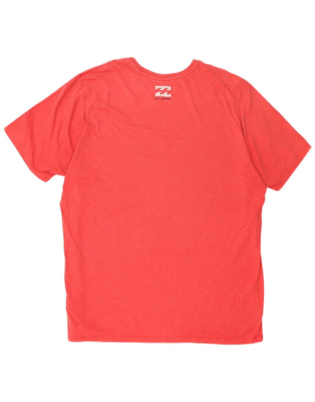 Camiseta gráfica masculina BILLABONG Top XL de algodão vermelho