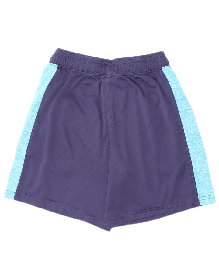 Shorts esportivos masculinos Under Armour 5-6 anos azul marinho poliéster colorblock