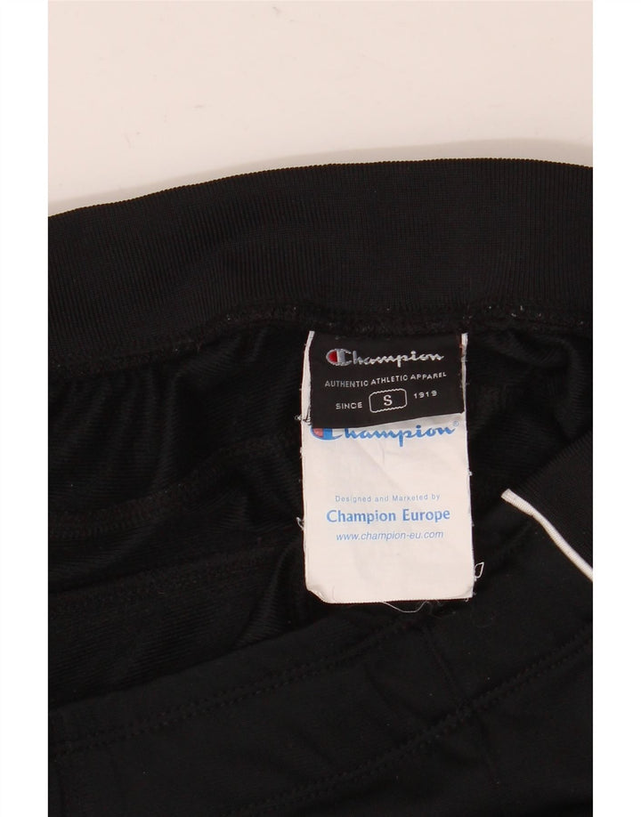 Calça de treino feminina Champion Joggers UK 10 pequeno poliéster preto