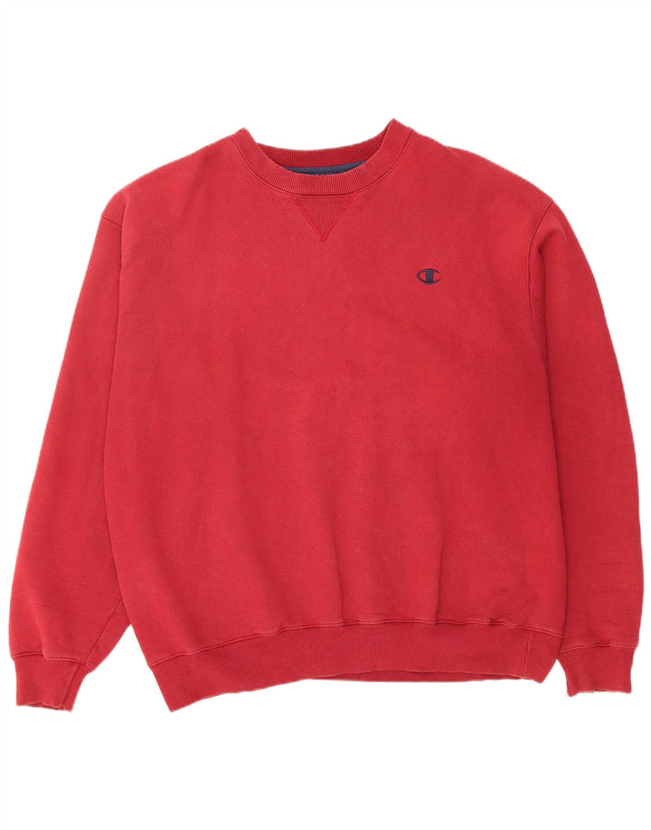 CHAMPION Mens Sweatshirt Jumper XL Red