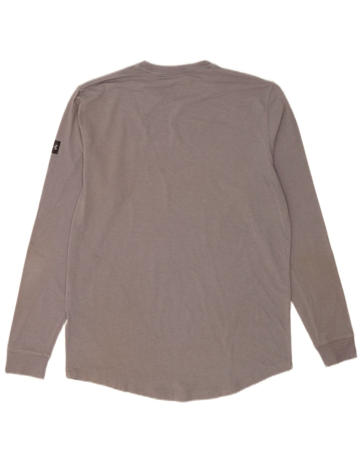 Under Armour Mens Graphic Top manga comprida cinza médio