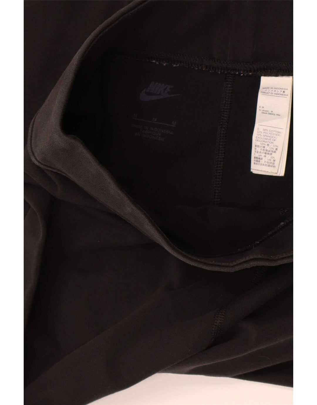 Leggings Nike Femininas Graphic UK 12 Médio Algodão Preto