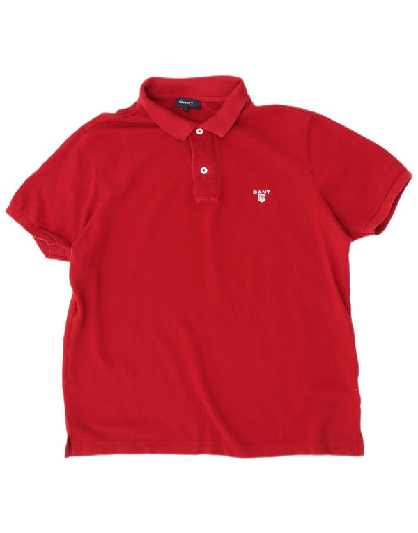 Camisa polo masculina Gant XL algodão vermelho