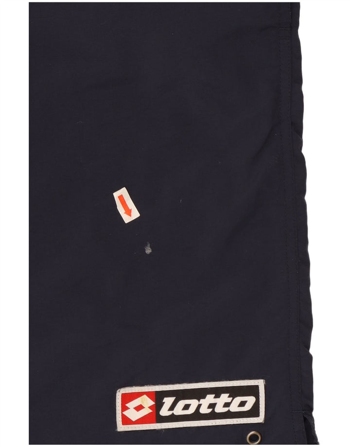 Shorts esportivos masculinos Lotto XL azul marinho