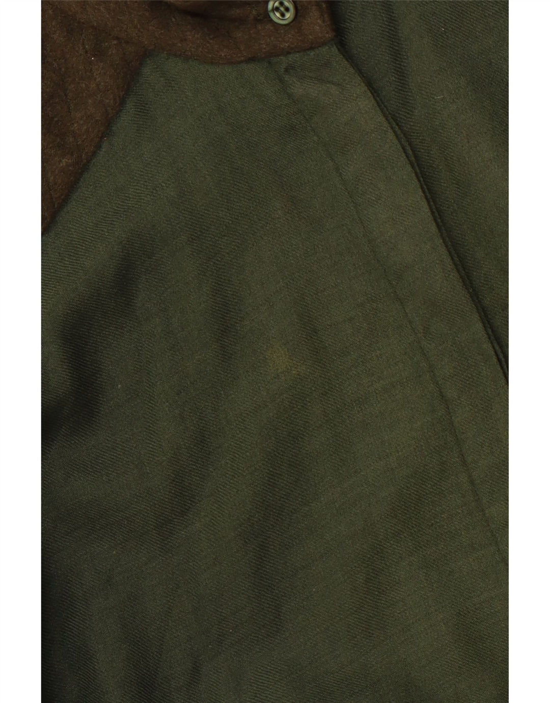 Blusa camisa militar feminina PANCALDI & B Reino Unido 14 bloco colorido verde médio