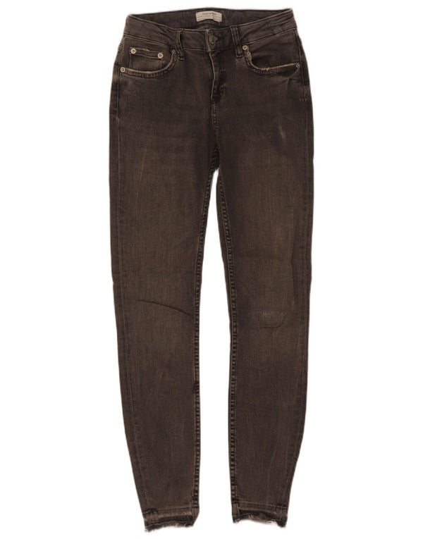 Calça jeans skinny feminina Zara EU 36 XS W26 L28 cinza