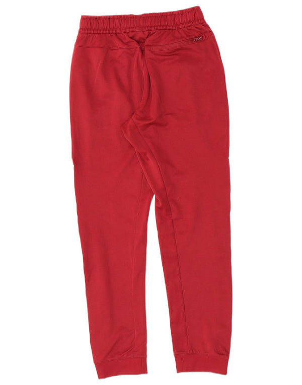 Nike Boys Tracksuit Trousers Joggers 13-14 Years XL Burgundy Colourblock