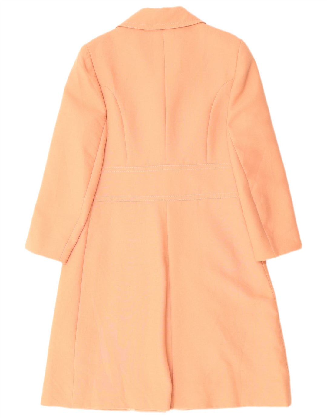 Trench Coat Vintage Feminino UK 14 Médio Laranja