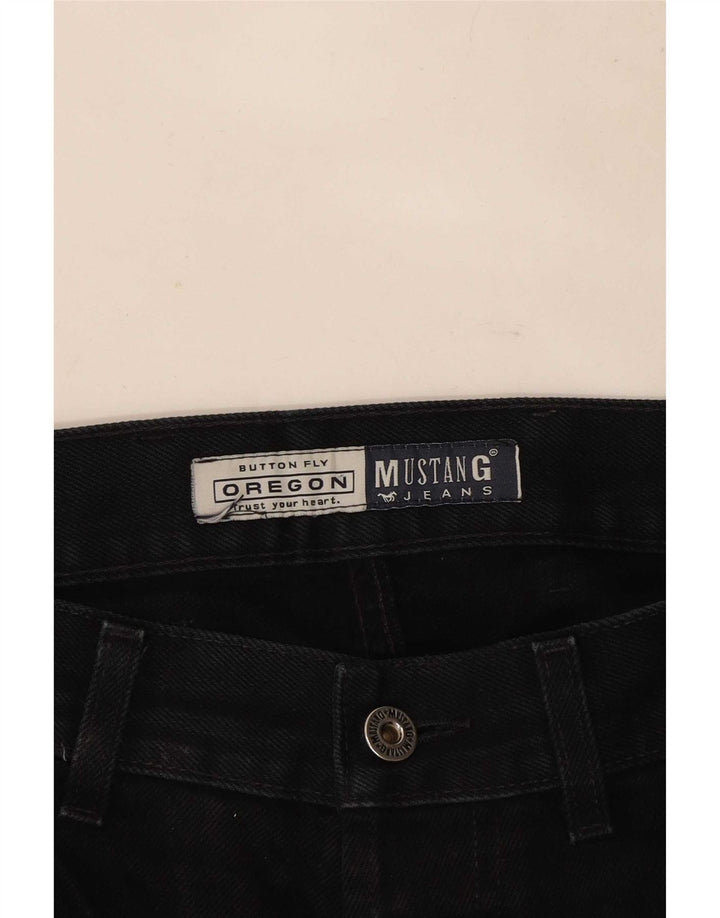 Calça jeans reta Mustang masculina Oregon W38 L34 preta