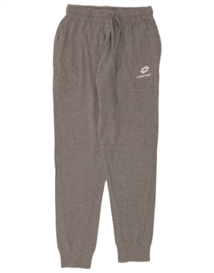 Calça de treino masculina Lotto Joggers grande algodão cinza