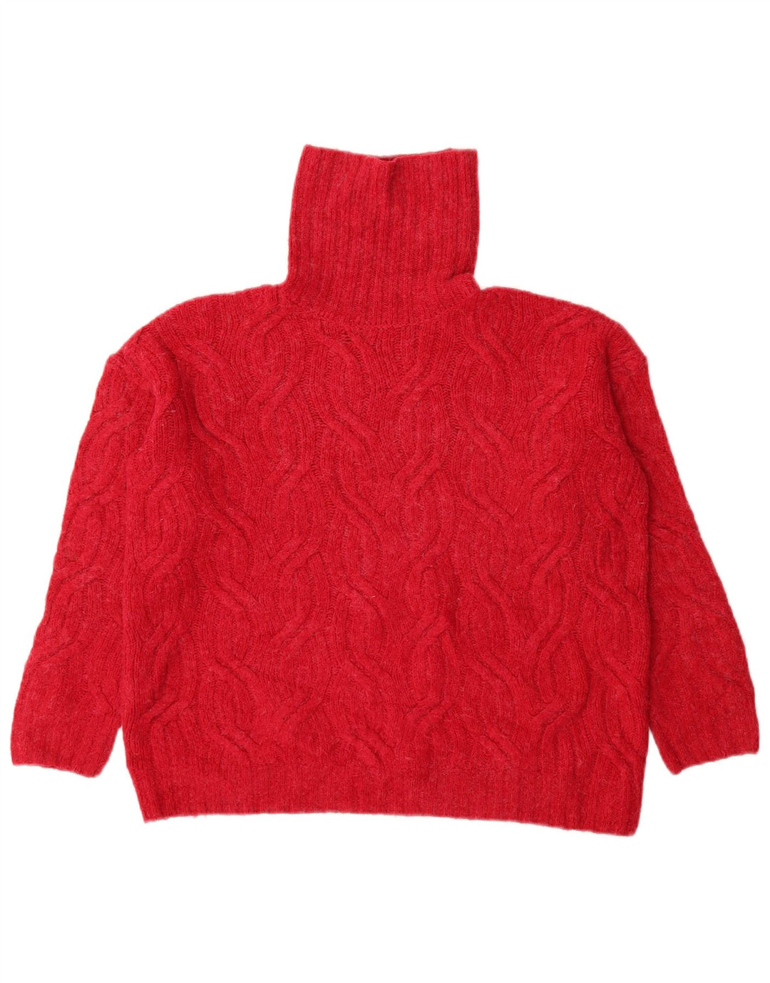 Suéter feminino Marks & Spencer com gola redonda grande Reino Unido 10 pequeno rosa