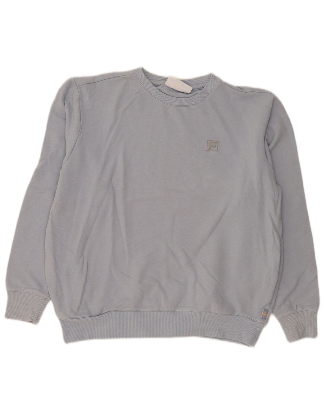 Fila moletom feminino jumper UK 16 grande algodão azul