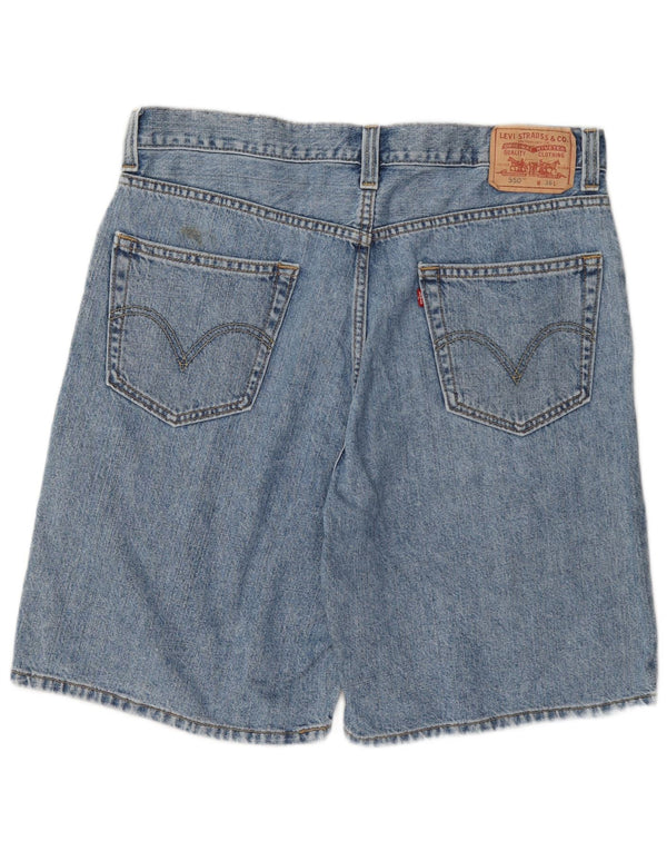 Shorts jeans masculino 550 relaxado Levi's W36 grande algodão azul