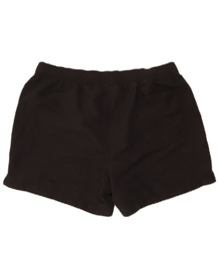 Shorts esportivos masculinos Champion grande poliéster preto