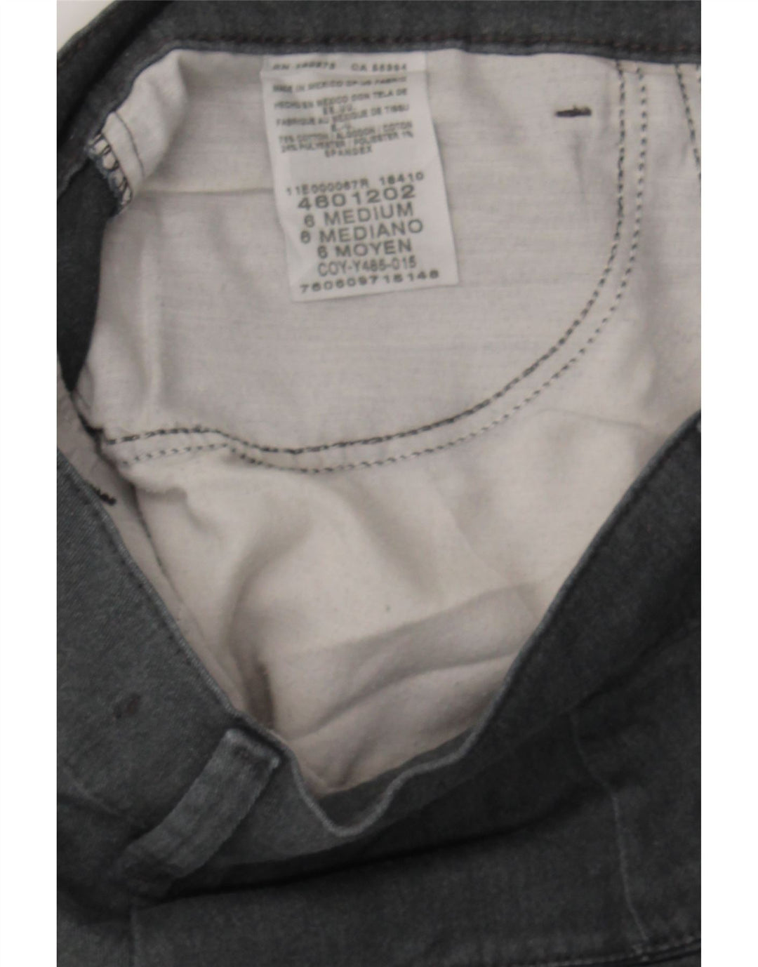 LEE Womens Relaxed Fit Casual Trousers US 6 Medium W32 L30 Grey Cotton Vintage Lee and Second-Hand Lee from Messina Hembry 