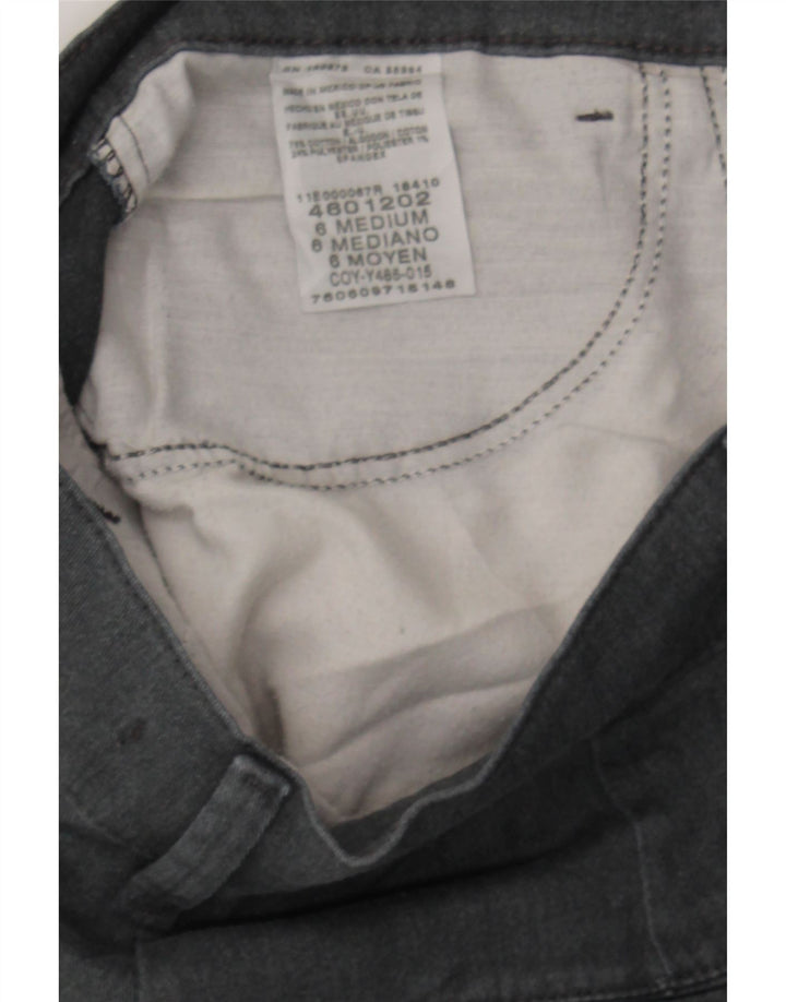 LEE Womens Relaxed Fit Casual Trousers US 6 Medium W32 L30 Grey Cotton Vintage Lee and Second-Hand Lee from Messina Hembry 