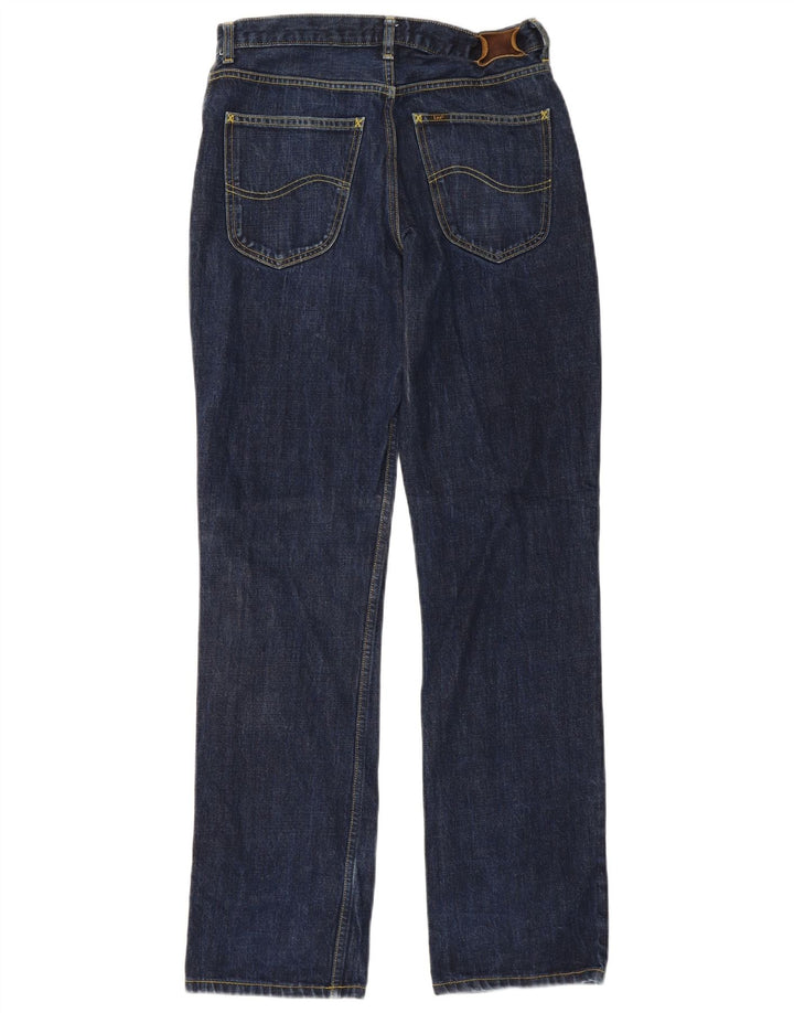 Lee Mens Brooklyn Straight Jeans W31 L34 Azul Algodão