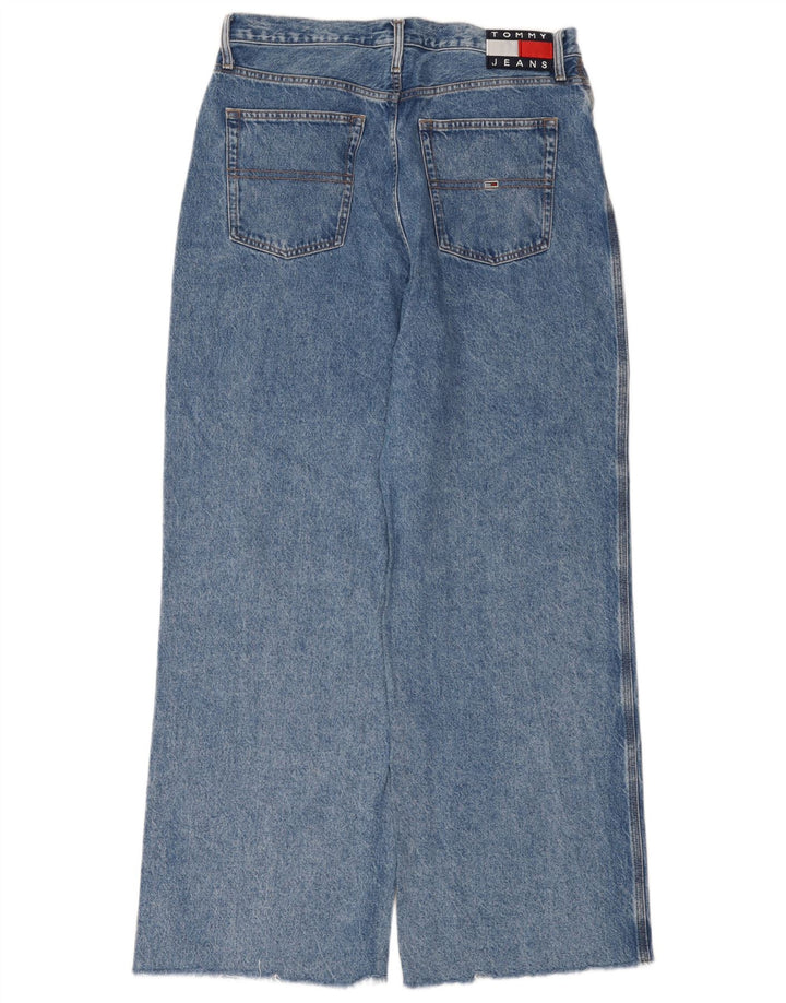 Jeans Tommy Hilfiger feminino de perna larga W32 L32 azul