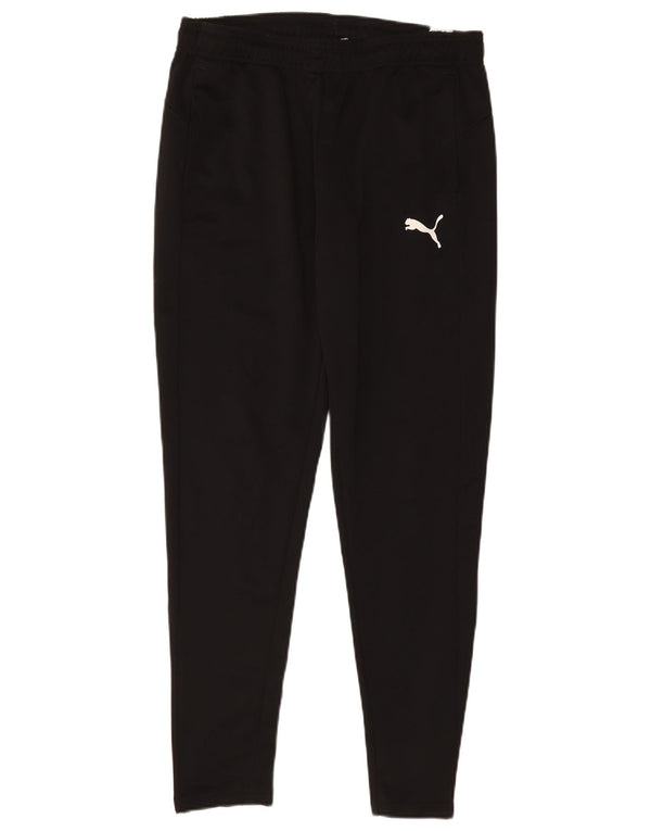 Calça de treino masculina Puma grande poliéster preto