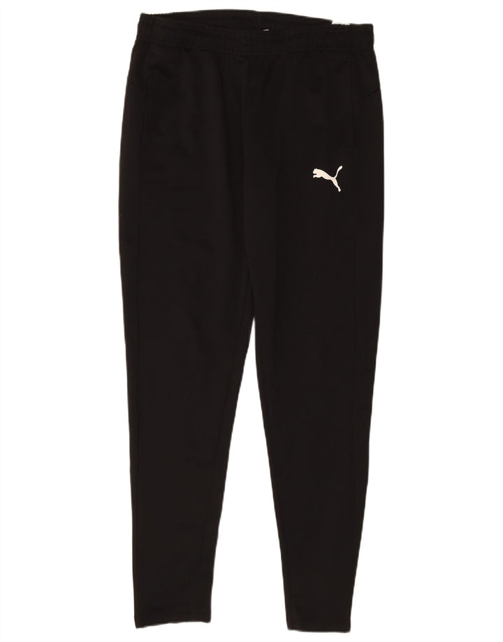 Calça de treino masculina Puma grande poliéster preto