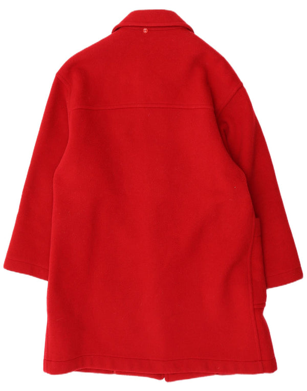 Duffle Coat feminino VINTAGE IT 48 XL lã vermelha