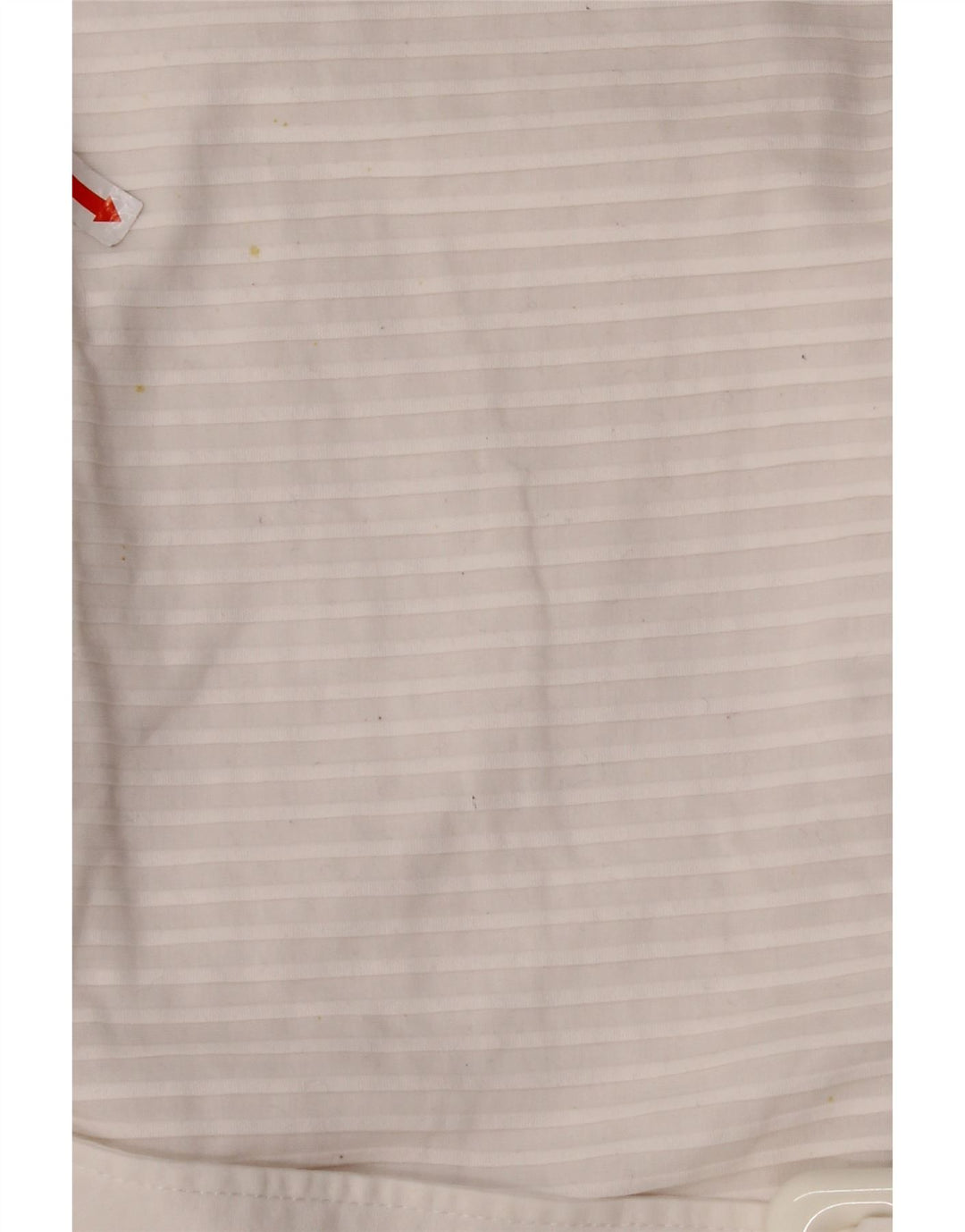 Blusa feminina sem mangas NARACAMICIE Reino Unido 8 pequenas listras brancas de algodão