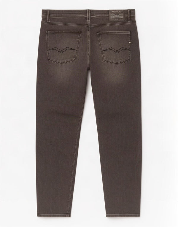 Replay Mens Anbass Slim Jeans W36 L32 Grey
