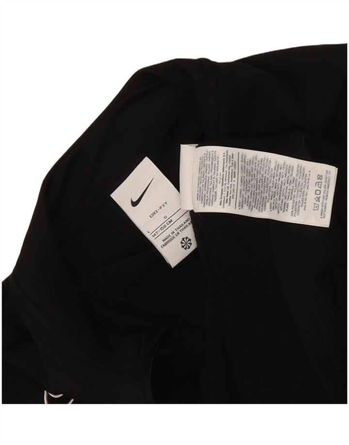 Top de treino Nike Boys Dri Fit pulôver 12-13 anos grande preto