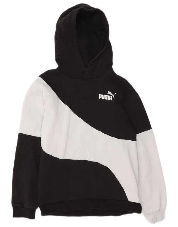 Puma Meninos Hoodie Jumper 13-14 Anos Multicolorido Colourblock Algodão