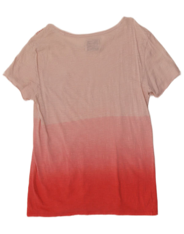Camiseta masculina Guess UK 36 XS rosa algodão colorblock