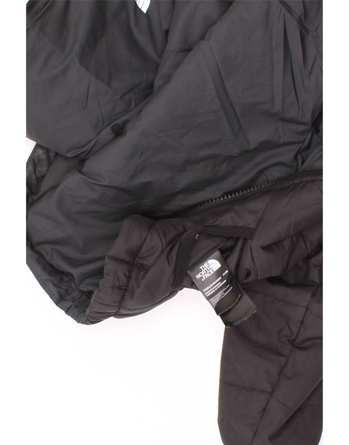 Jaqueta acolchoada com capuz para meninos The North Face 18-24 meses poliéster preto