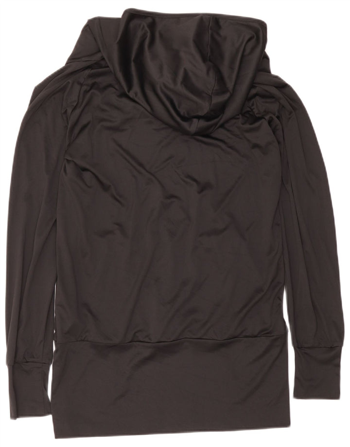 Adidas feminino moletom com capuz EU 38 médio preto poliéster
