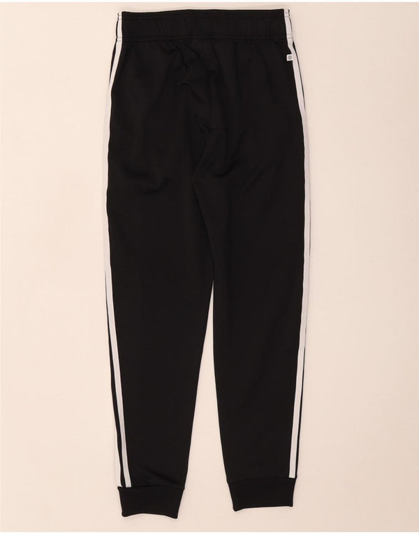 Adidas meninos calças de treino joggers 11-12 anos preto poliéster