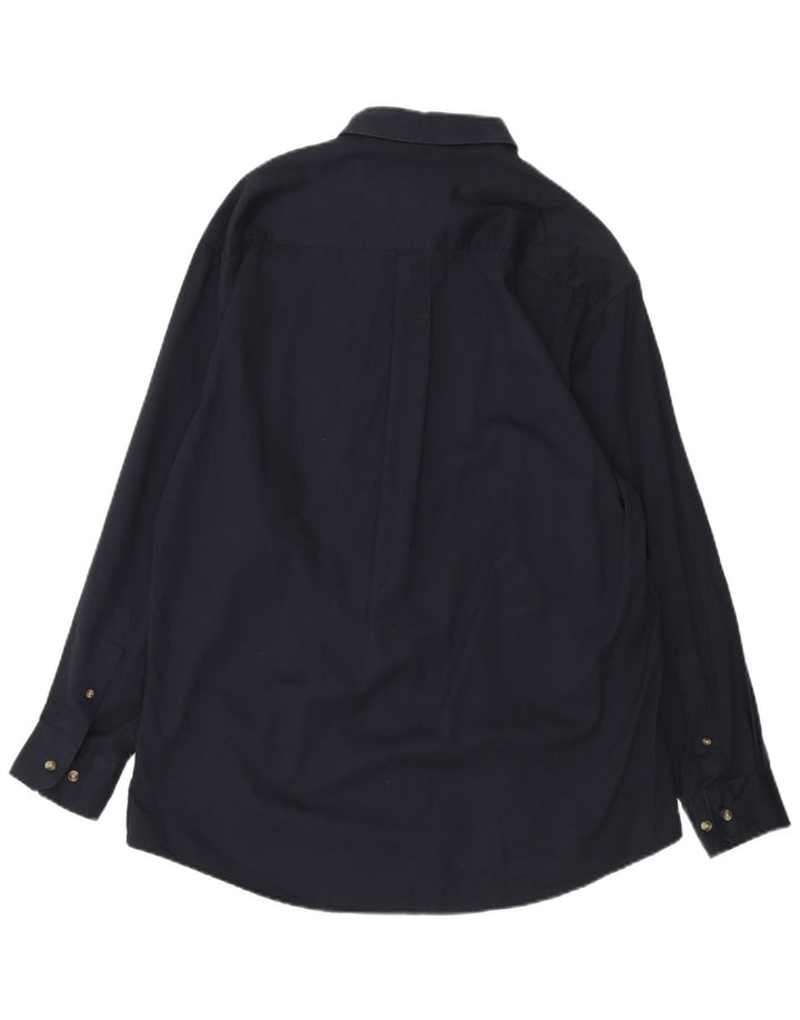 Camisa masculina Dockers médio azul marinho algodão