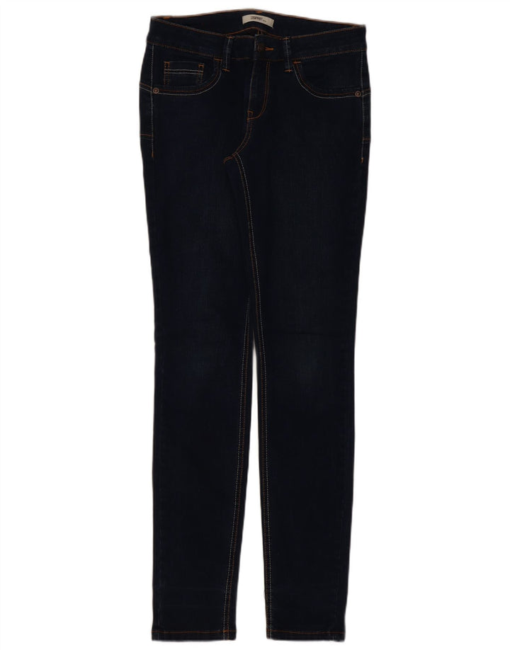 Calça jeans skinny feminina Esprit W28 L34 azul marinho