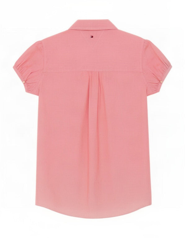 Camisa Tommy Hilfiger Menina Manga Curta 15-16 Anos Riscas Vermelhas