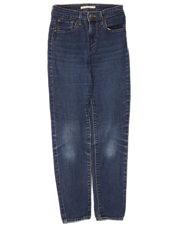 Calça jeans feminina Levi's 721 High Rise Skinny W25 L27 azul algodão