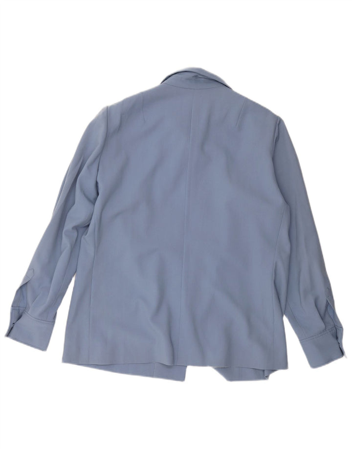 Camisa feminina VINTAGE UK 18 XL azul