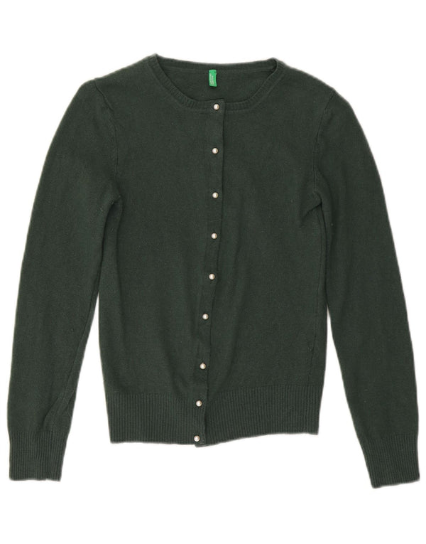Suéter Cardigan Benetton Menina 7-8 Anos Verde