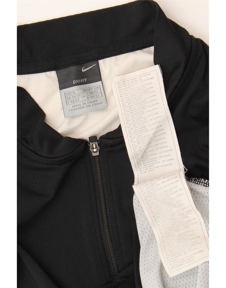Camiseta Nike Masculina Dri Fit Top UK 39/41 Médio Preto Manchado Poliéster