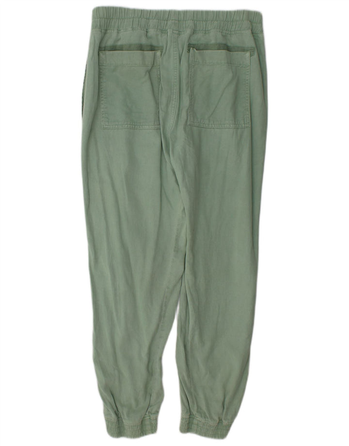 Calça jogger feminina Zara médio W28 L27 verde Lyocell