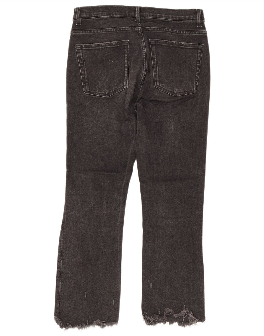 Calça jeans feminina Zara Bootcut EU 36 XS W26 L25 preta
