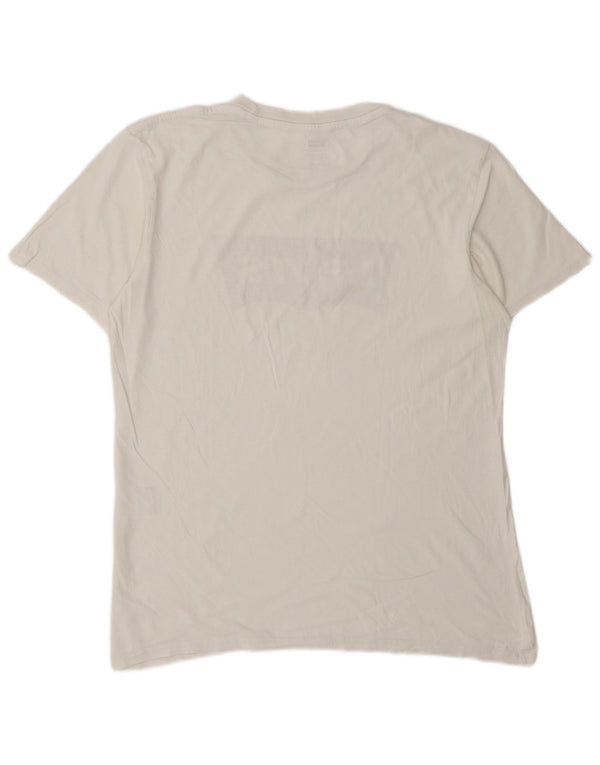 Camiseta gráfica masculina LEVI'S Top médio branco