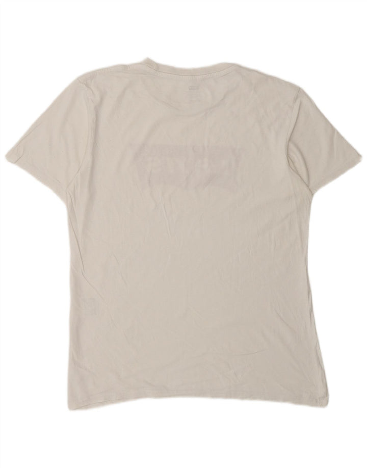 Camiseta gráfica masculina LEVI'S Top médio branco