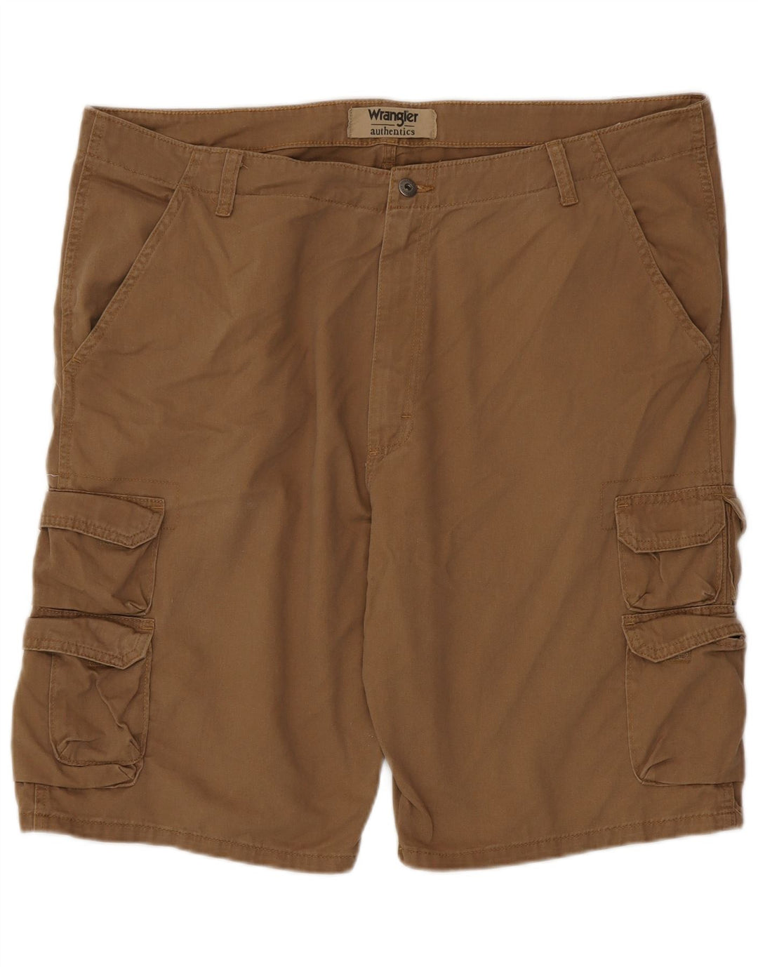 Shorts cargo masculino Wrangler W42 2XL algodão marrom