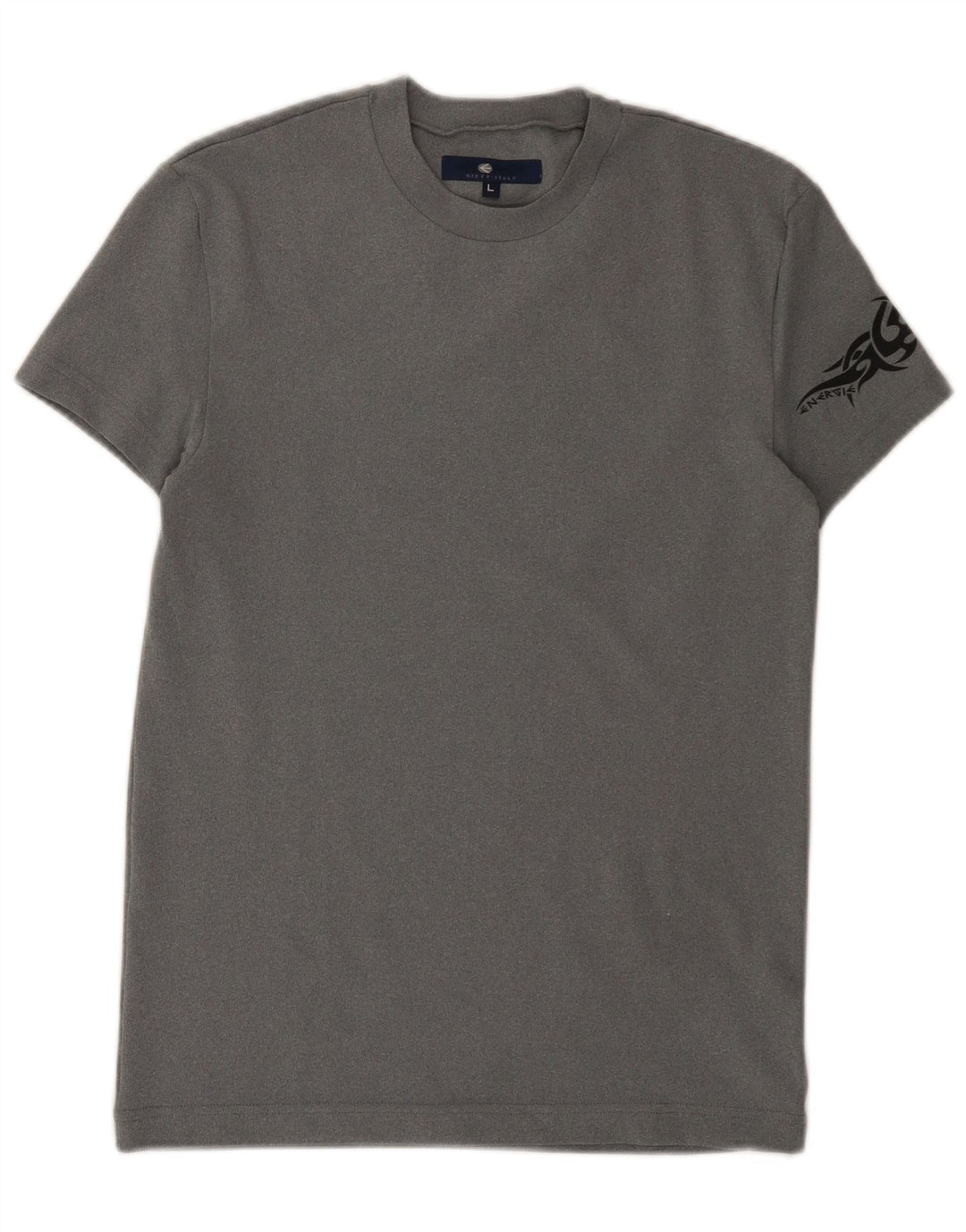 Camiseta Energie Boys Graphic Top 13-14 Anos Grande Cinza Poliamida