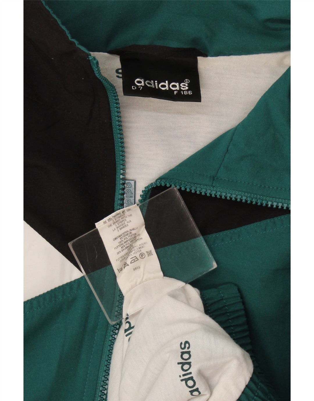 Jaqueta Adidas Masculina Graphic Tracksuit XL Verde Colorblock Poliéster