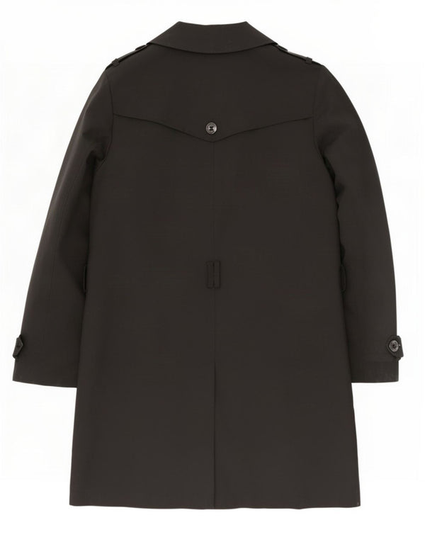 Casaco impermeável feminino Marks & Spencer Reino Unido 18 XL preto poliéster