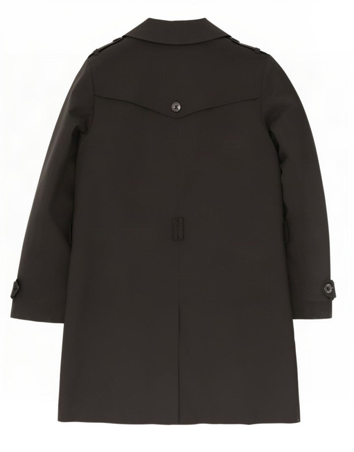 Casaco impermeável feminino Marks & Spencer Reino Unido 18 XL preto poliéster
